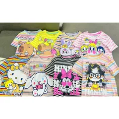 Đồ Bộ Bé Gái Size Đại 11-40kg, Bộ Đùi Bé Gái Vải Thun Cotton in Hoạt Hình Hot Trend mềm mịn mát