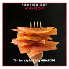 Thịt lợn sấy khô Nga 40g Miratorg