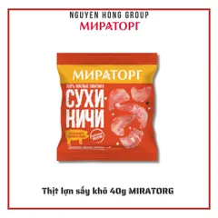 Thịt lợn sấy khô Nga 40g Miratorg