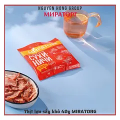 Thịt lợn sấy khô Nga 40g Miratorg