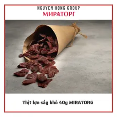 Thịt lợn sấy khô Nga 40g Miratorg