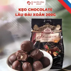 kẹo socola lâu đài xoắn 200g nhập khẩu Nga snack chocolate thơm ngon ăn vặt