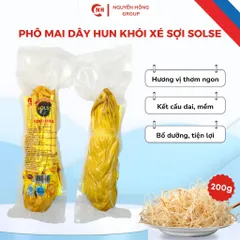 Phô mai sợi xông khói sữa bò Solse Nga chính hãng dinh dưỡng 100g, 200g - Nguyễn Hồng Official