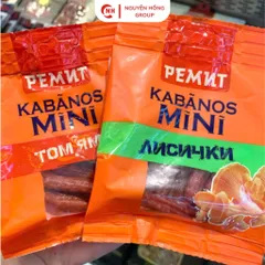 Salami kabanos mini 25g vị nấm ăn vặt thức ăn thơm ngon