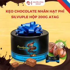 Kẹo Chocolate nhân hạt phỉ Nga nhập khẩu Silvuple hộp 200g ATAG