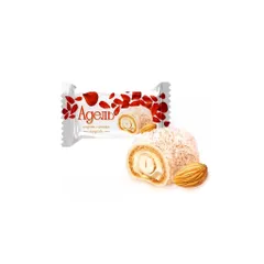 Kẹo Chocolate phủ dừa Nga gói 215g Adelle Akkond  nhập khẩu thơm ngon