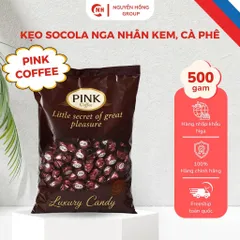 Kẹo socola Pink Nga nhập khẩu 500g ăn vặt chocolate