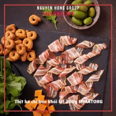 Thịt ba chỉ hun khói Nga lát 200g Miratorg