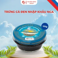 Trứng cá đen nhập khẩu Nga 105g thơm ngon bổ dưỡng Ăn Vặt Food Chè