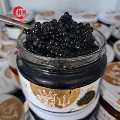 Trứng cá đen đóng hộp 220g nhập khẩu Nga thơm ngon ăn liền với sushi, salad Food Snack