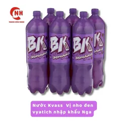 Nước Kvass Vyatich vị nho đen 500ML Nhập Khẩu Từ Nga đặc sản thơm ngon