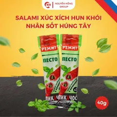 Salami xúc xích hun khói nhân sốt húng tây Picachos Ddjika 40g Remit Nga