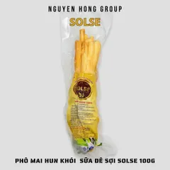 Phô mai hun khói mặn sữa dê sợi SOLSE 100g phomai ăn vặt xé sợi cheeze