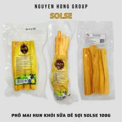 Phô mai hun khói mặn sữa dê sợi SOLSE 100g phomai ăn vặt xé sợi cheeze