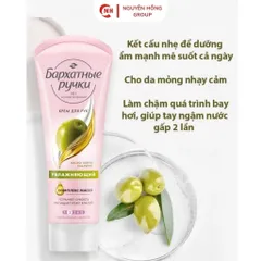 Kem tay lụa dưỡng ẩm Basic care - oliu số 2 80ml nhập khẩu Nga dưỡng ẩm chăm sóc da