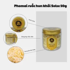 Phô mai ruốc xông khói Nga SOLSE 50g - thơm ngon - ăn vặt