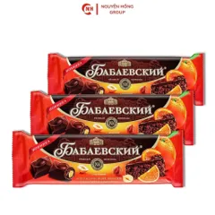 Kẹo socola babaevsky nhân cam và hạt phỉ 165g nhập khẩu Nga thơm ngon chocolate snack ăn vặt