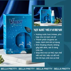 Xịt khử mùi Vfresh thơm mát giảm mùi hôi cơ thể nam nữ 30ml