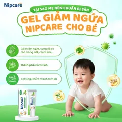 Gel bôi Nipcare Mild Itch Relief 15g - giảm ngứa, dịu da cho bé khi muỗi đốt, chàm sữa, hăm