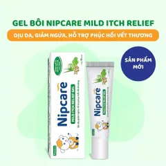 Gel bôi Nipcare Mild Itch Relief 15g - giảm ngứa, dịu da cho bé khi muỗi đốt, chàm sữa, hăm