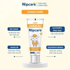 Kem dưỡng ẩm Nipcare Novocare 100g - dưỡng ẩm cho da khô, làm mềm và dịu da cho bé
