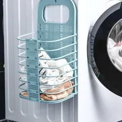 [ TẶNG MÓC TREO] Combo 2 giỏ đựng đồ gấp gọn thông minh , giỏ treo tường đựng quần áo đồ dùng nhà tắm