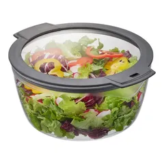 Rổ quay rau Gefu Rotare Set Salad Spinner + Stay-fresh Lid 00182