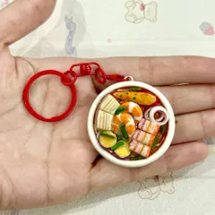 Móc khoá - Nam châm món Bún mắm - món ăn Việt Nam