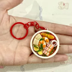Móc khoá - Nam châm món Bún mắm - món ăn Việt Nam