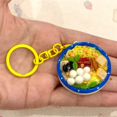 Móc khoá - Nam châm món Bánh tráng trộn - món ăn Việt Nam