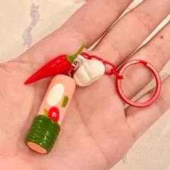 Móc khoá Nem chua Tỏi Ớt - món ăn Việt Nam