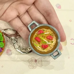 Móc khoá - Magnet lưu niệm món Lẩu riêu cua bắp bò - Vietnamese Food