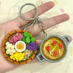 Móc khoá - Magnet lưu niệm món Lẩu riêu cua bắp bò - Vietnamese Food