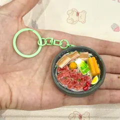 Móc khoá - Nam châm món Phở bò bát đá