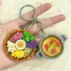 Móc khoá - Magnet lưu niệm món Lẩu riêu cua bắp bò - Vietnamese Food