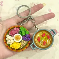 Móc khoá - Magnet lưu niệm món Lẩu riêu cua bắp bò - Vietnamese Food