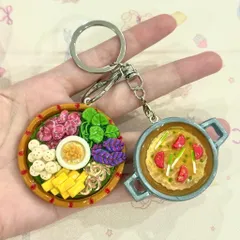 Móc khoá - Magnet lưu niệm món Lẩu riêu cua bắp bò - Vietnamese Food
