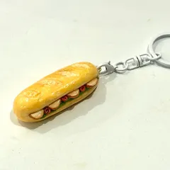 Nam châm - Móc khoá Bánh mì size nhỏ dễ thương