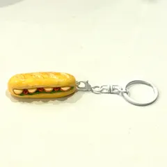 Nam châm - Móc khoá Bánh mì size nhỏ dễ thương