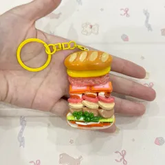 Móc khoá Bánh mì Sài Gòn Full Topping - món ăn Việt Nam