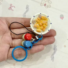 Nam châm - Móc khoá Cháo sườn quẩy ruốc phố cổ - món ăn Việt Nam