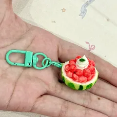 Nam châm - Móc khoá Bingsu dưa hấu dễ thương