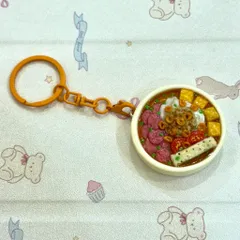 Móc khoá - Nam châm món Bún riêu cua kiểu Bắc - món ăn Việt Nam