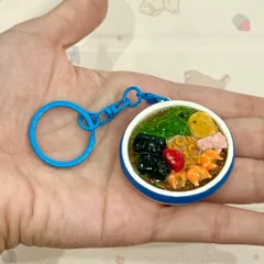 Móc khoá Bánh đa cua Hải Phòng - món ăn Việt Nam