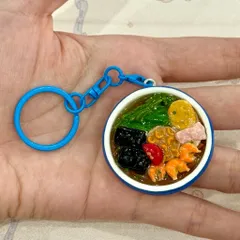 Móc khoá Bánh đa cua Hải Phòng - món ăn Việt Nam