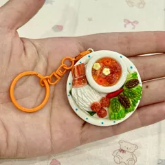 Móc khoá - Nam châm Bún chả Hà Nội - món ăn Việt Nam