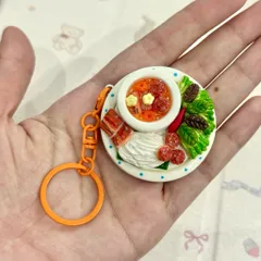 Móc khoá - Nam châm Bún chả Hà Nội - món ăn Việt Nam