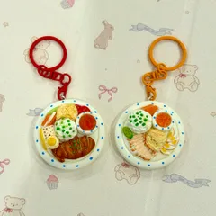 Móc khoá Cơm tấm Sài Gòn - Cơm tấm Long Xuyên - món ăn Việt Nam