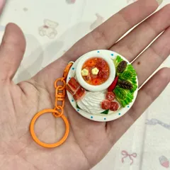 Móc khoá - Nam châm Bún chả Hà Nội - món ăn Việt Nam