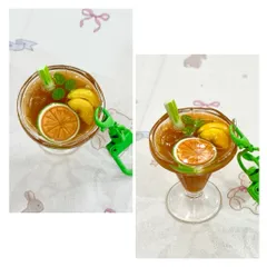 Móc khoá Trà đ-ào cam sả - Đồ uống Việt Nam